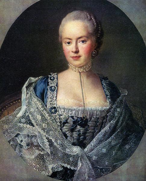 Francois-Hubert Drouais Portrait of Countess Darya Petrovna Saltykova oil painting picture